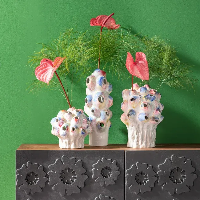 Wazon COLLINA COLORE 33 cm - wielokolorowy