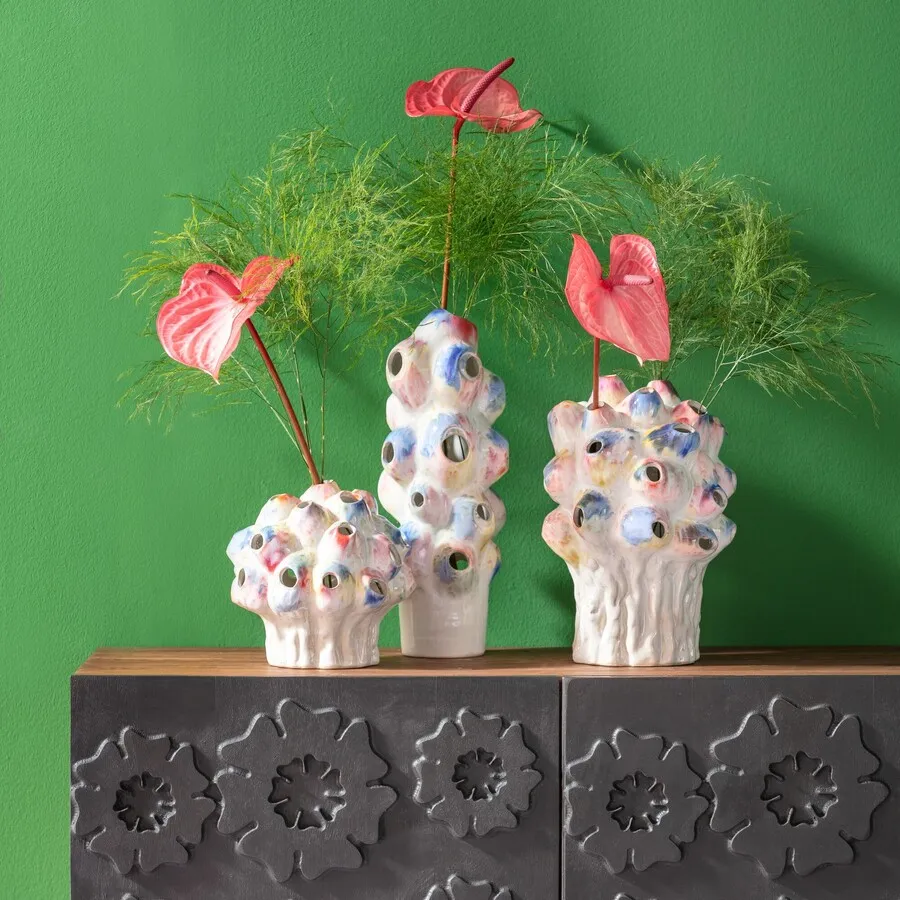 Wazon COLLINA COLORE 33 cm - wielokolorowy