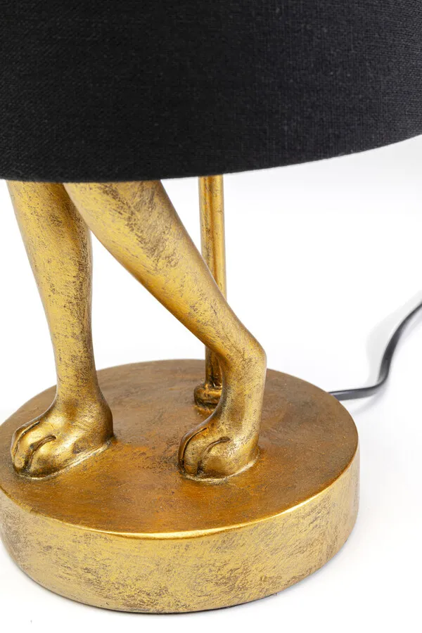 Lampa stołowa ANIMAL RABBIT 50 - złoty/czarny