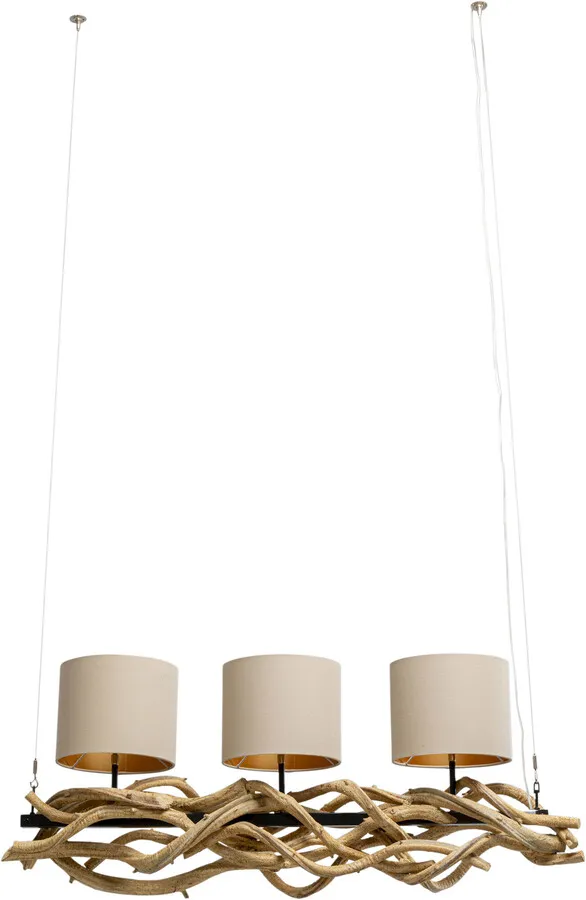 Lampa wisząca JUNGLE CLUB 115 - beżowy/naturalny