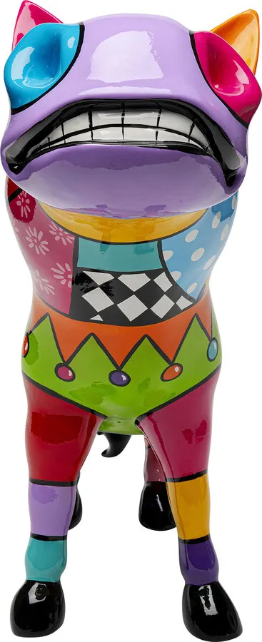 Figurka dekoracyjna osioł 65x54 - wielokolorowy