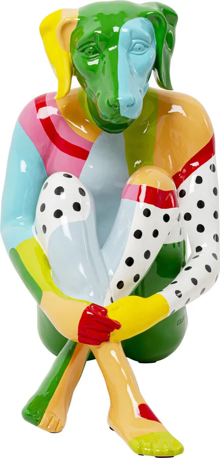 Figurka dekoracyjna GANGSTER DOG 80 - multikolor