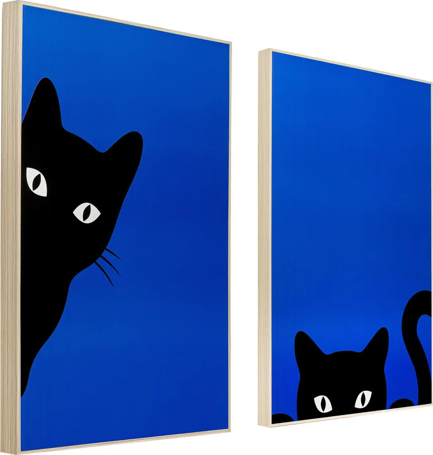 Obraz 2-elementowy CIAO GATTO 40x60