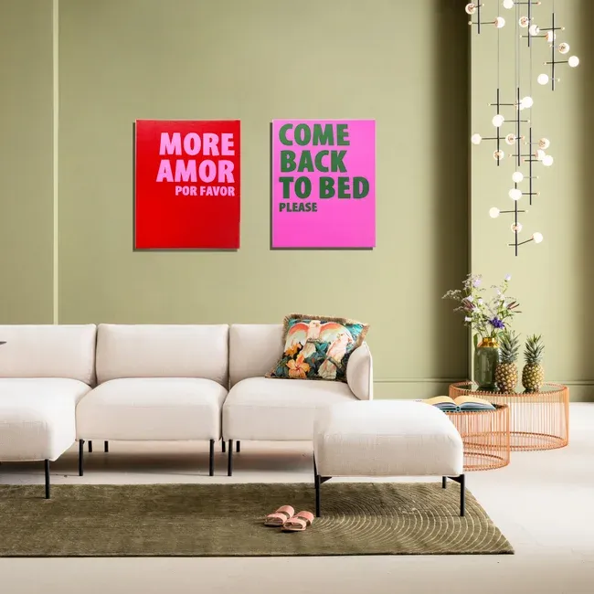 Obraz COME BACK TO BED 40x50