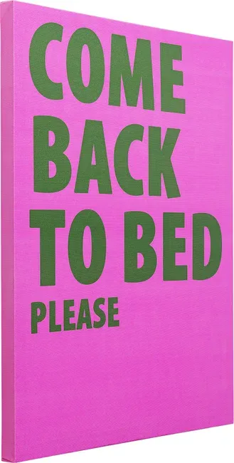 Obraz COME BACK TO BED 40x50
