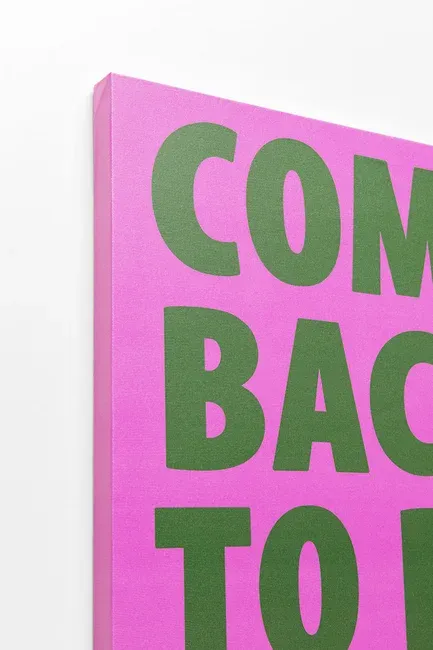 Obraz COME BACK TO BED 40x50