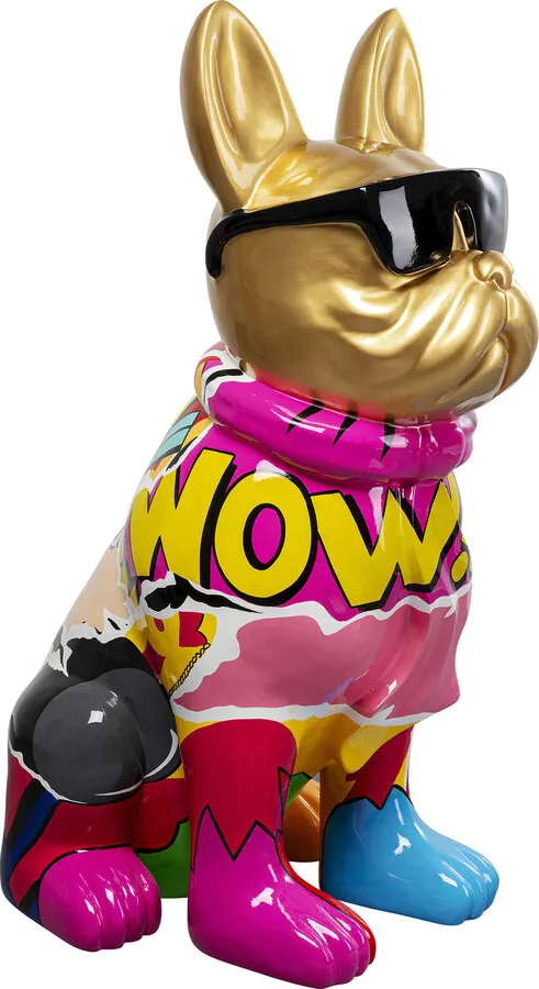 Figurka GRAFFITI DOG 49 cm - wielokolorowy