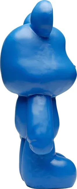 Figurka dekoracyjna BEAR 51 cm - niebieski