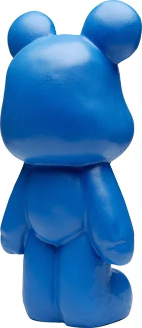 Figurka dekoracyjna BEAR 51 cm - niebieski