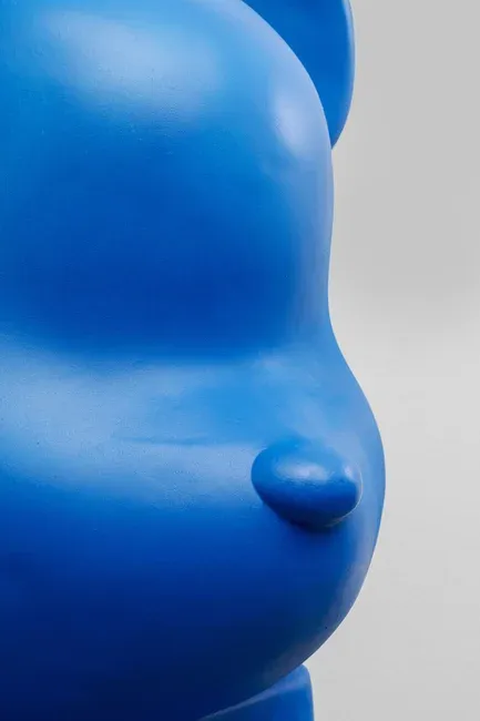 Figurka dekoracyjna BEAR 51 cm - niebieski