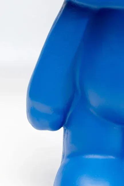 Figurka dekoracyjna BEAR 51 cm - niebieski