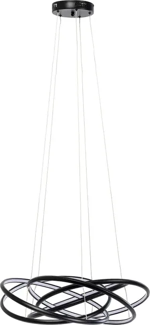 Lampa wisząca LED SATURN 72 - czarny