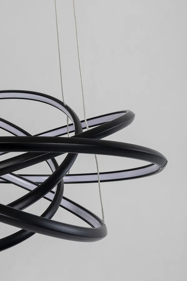 Lampa wisząca LED SATURN 72 - czarny