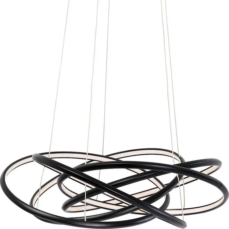 Lampa wisząca LED SATURN 72 - czarny