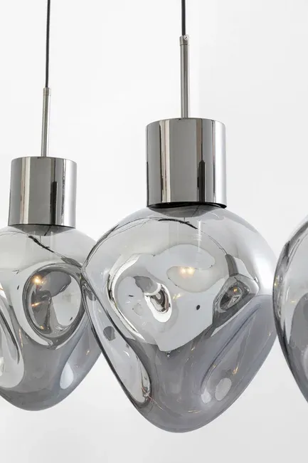 Lampa wisząca SUPERNOVA SMOKY 110 - dymiony/srebrny