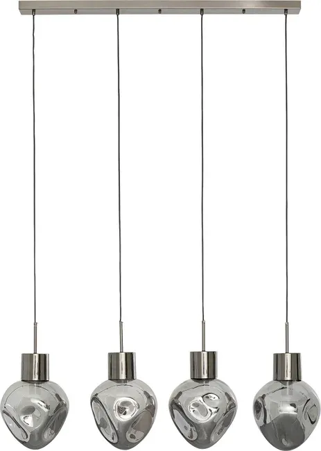 Lampa wisząca SUPERNOVA SMOKY 110 - dymiony/srebrny