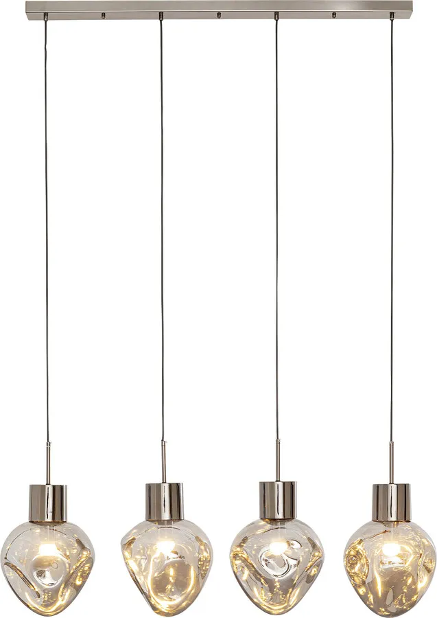 Lampa wisząca SUPERNOVA SMOKY 110 - dymiony/srebrny
