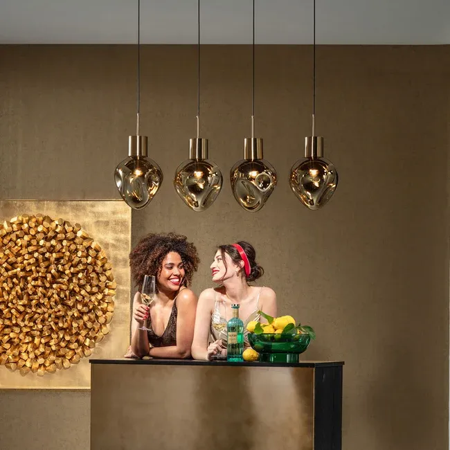 Lampa wisząca SUPERNOVA AMBER 110 - złoty