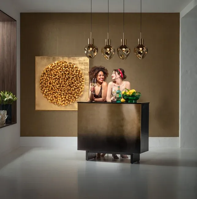 Lampa wisząca SUPERNOVA AMBER 110 - złoty
