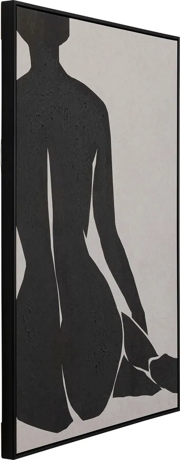 Obraz NUDE LADY 70x110 - szary/czarny