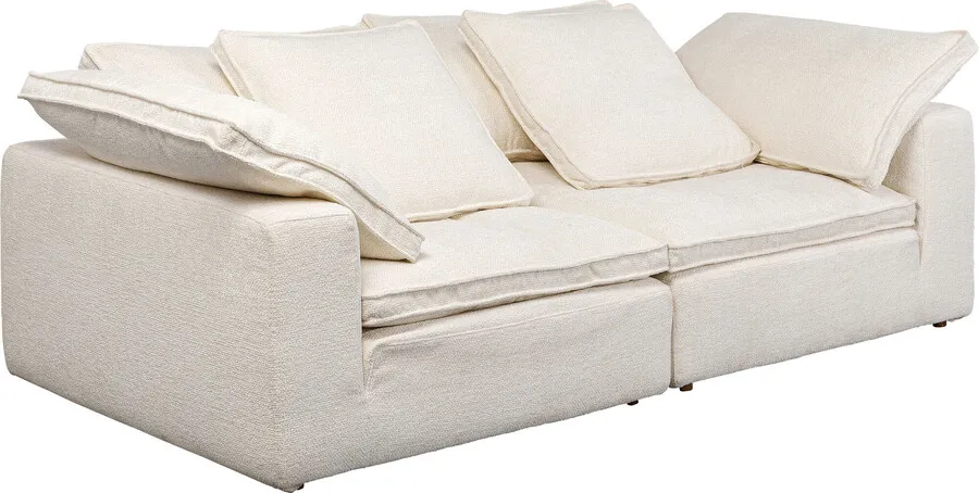 Sofa 3-osobowa CAROLE - biały
