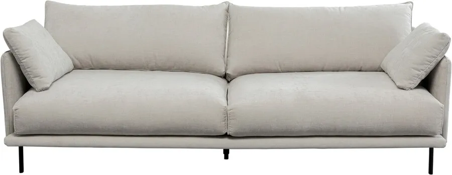 Sofa 3-osobowa EDNA - kremowy