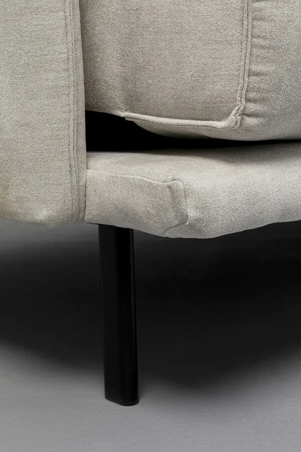Sofa 3-osobowa EDNA - kremowy