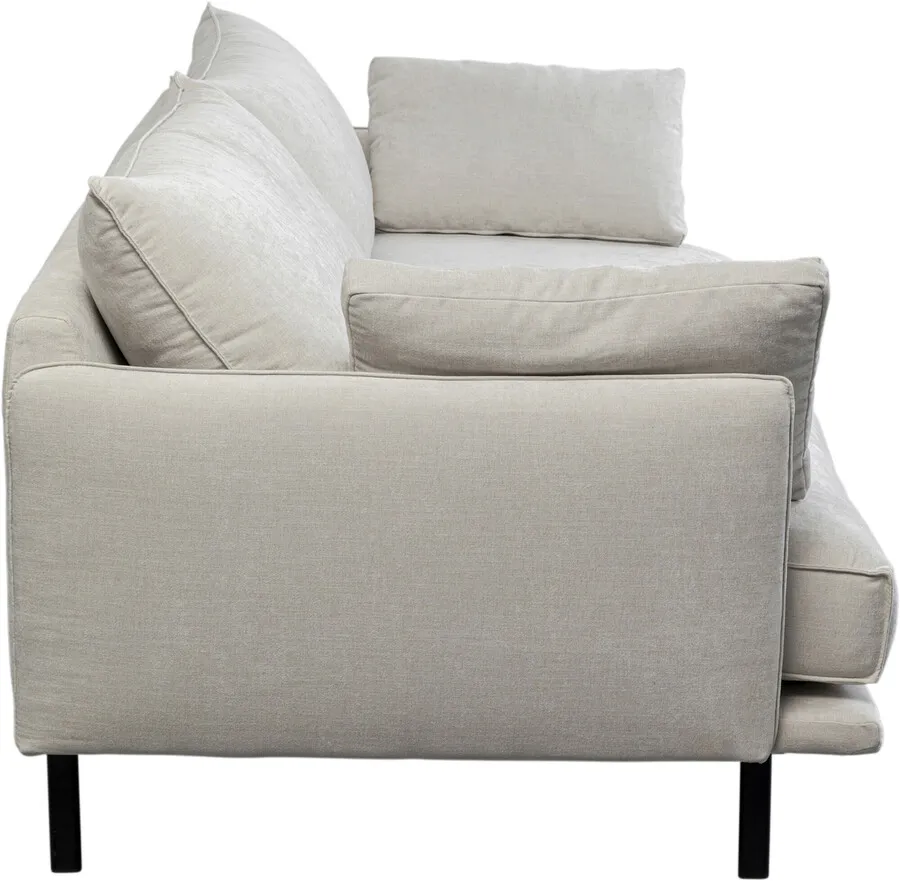 Sofa 3-osobowa EDNA - kremowy
