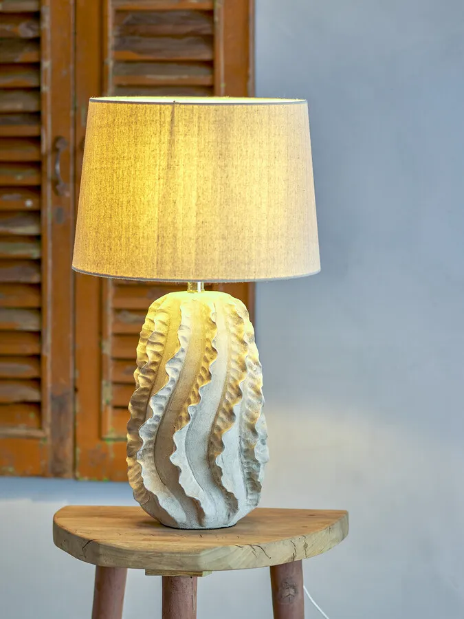 Lampa stołowa NATIKA - beżowy