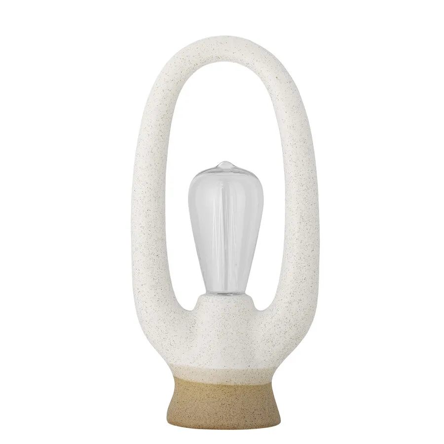 Przenośna lampa stołowa LATIFA - biały
