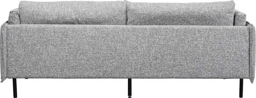 Sofa 2-osobowa POLA - szary/czarny