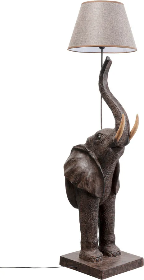 Lampa podłogowa ANIMAL ELEPHANT 154 - beżowy/brązowy