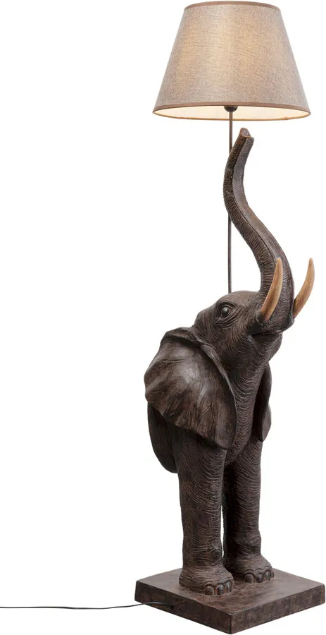 Lampa podłogowa ANIMAL ELEPHANT 154 - beżowy/brązowy