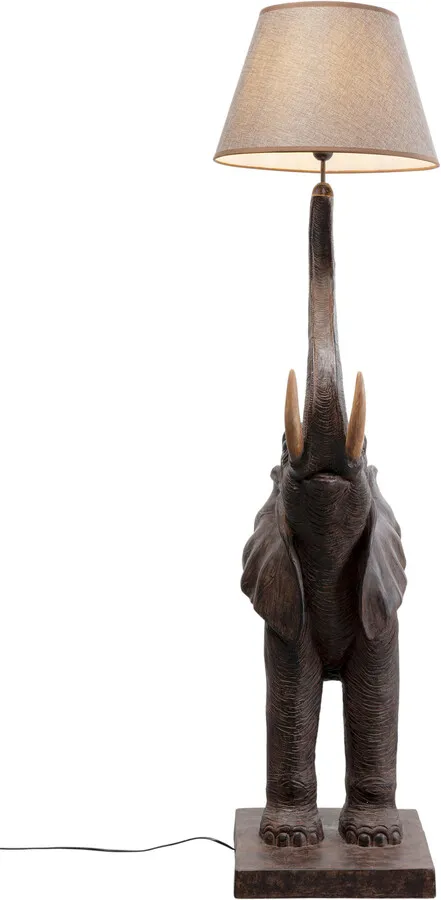Lampa podłogowa ANIMAL ELEPHANT 154 - beżowy/brązowy