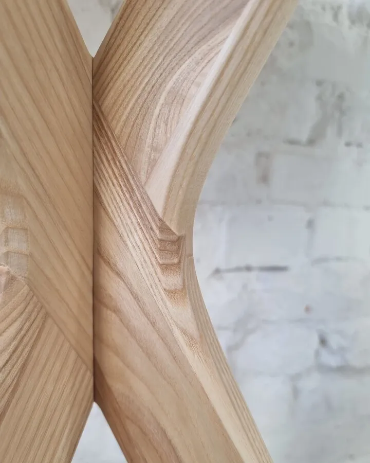Stół półokrągły JUBI rozkładany 90 cm - wapienny