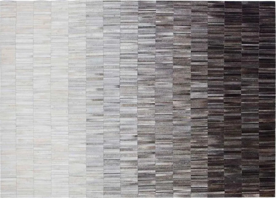 Dywan skórzany FADE 170x240 - szary