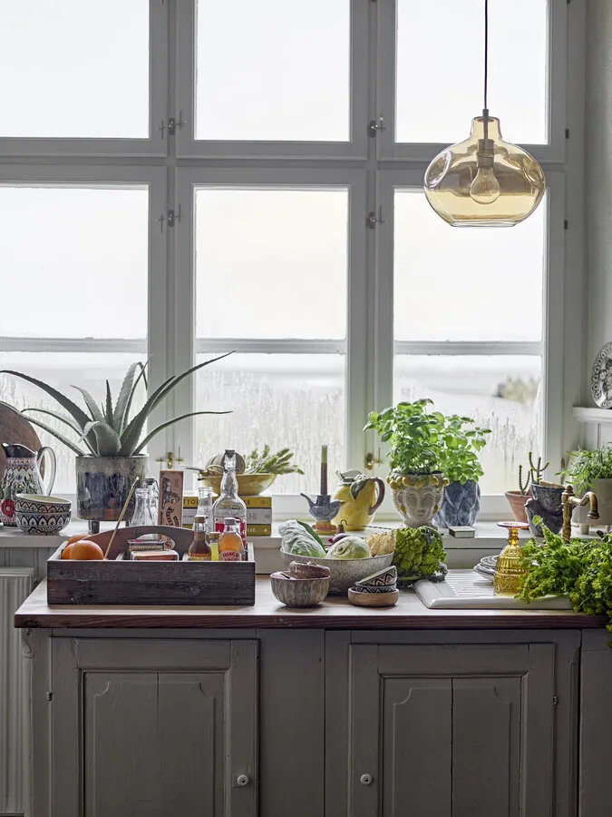 Miska kamionkowa FLEUR 14 - naturalny