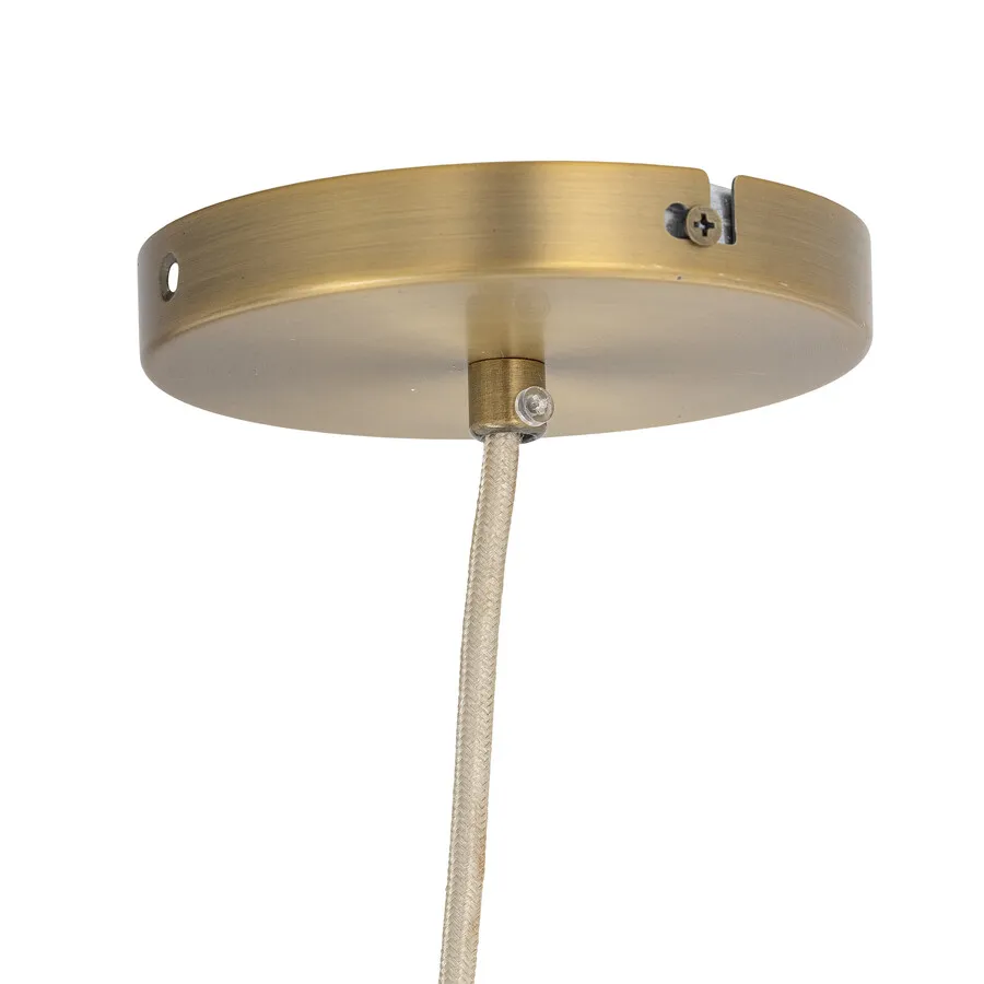 Lampa wisząca z rafii SILLE - naturalny