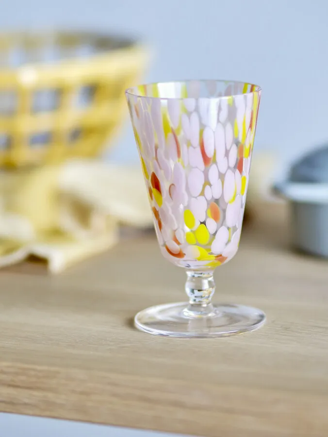 Kieliszek do wina LILYA 275 ml - różowy