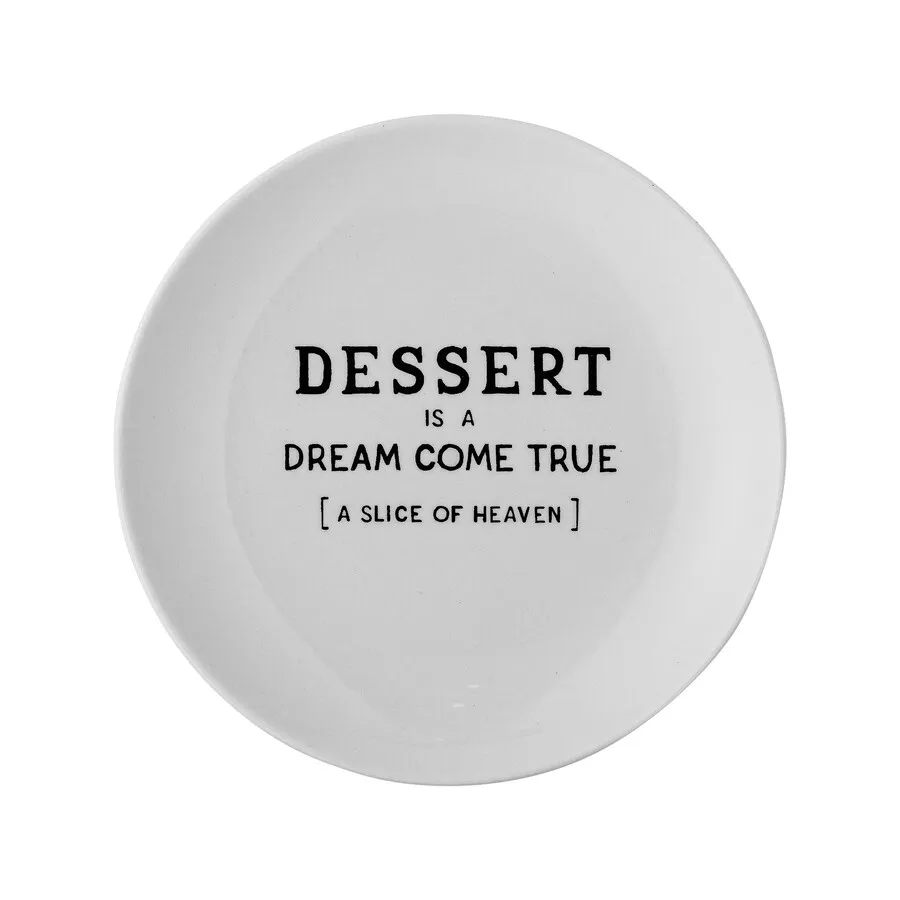 Talerzyk ceramiczny WENDY Dessert 13 - biały