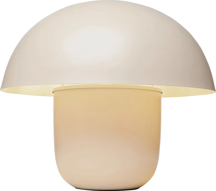Lampa stołowa stalowa MUSHROOM MATT 50 cm - beżowy