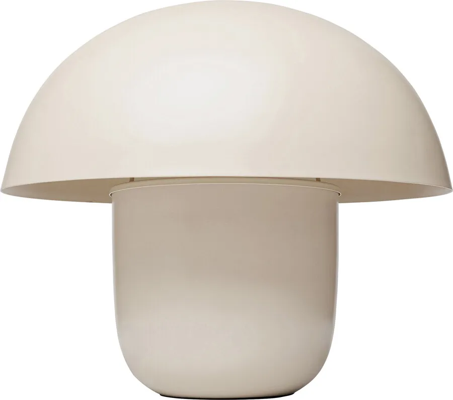 Lampa stołowa stalowa MUSHROOM MATT 50 cm - beżowy