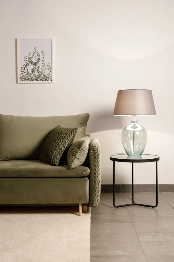 Sofa rozkładana welurowa LUNA