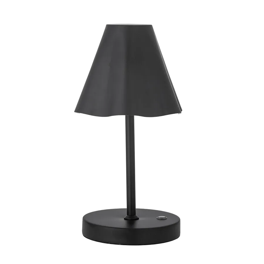 Przenośna lampa stołowa LIANNA - czarny
