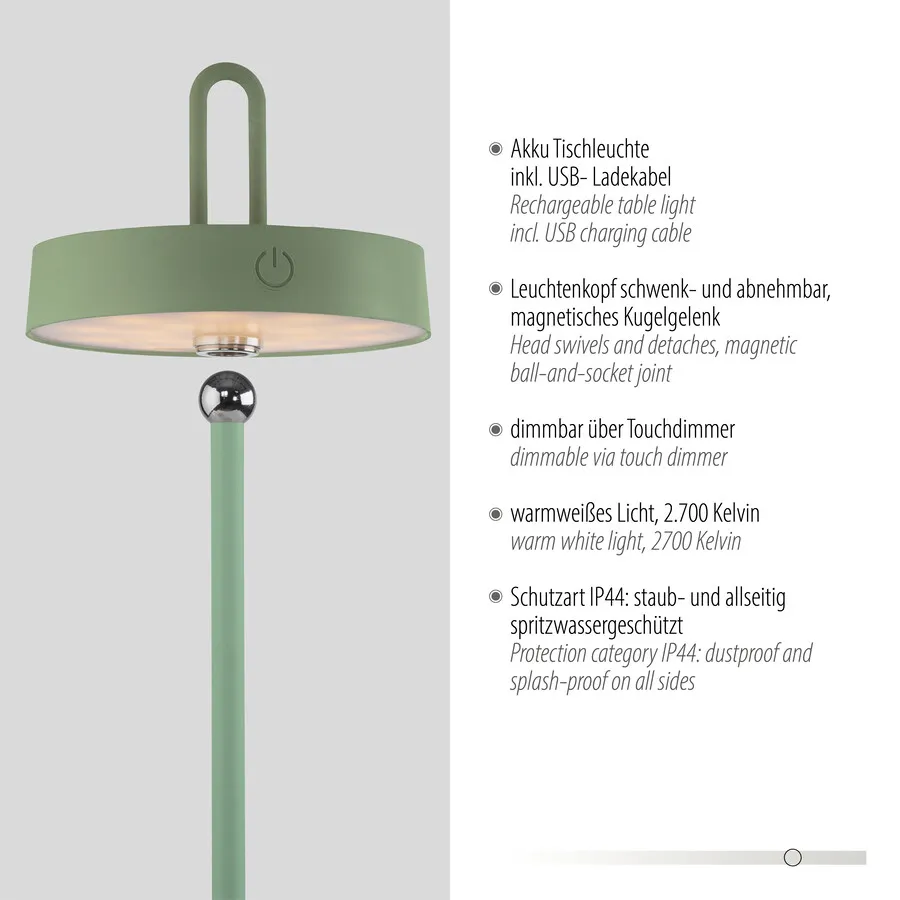 Lampa stołowa AMAG 19310-43 - zielony