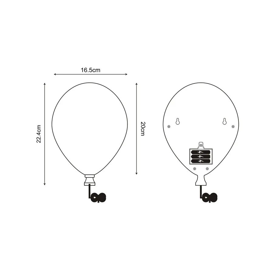 Kinkiet BALLOON 84454-WH - biały