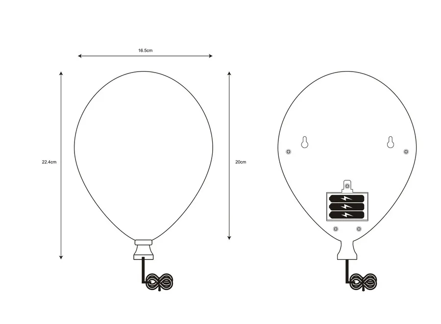 Kinkiet BALLOON 84454-PK - różowy