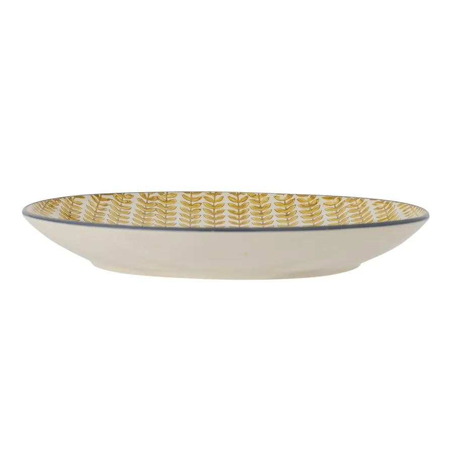 Talerz ceramiczny MAPLE 25.5 - żółty