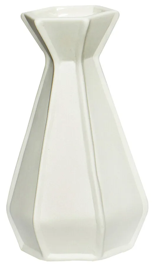 Wazon ceramiczny biały 15 cm