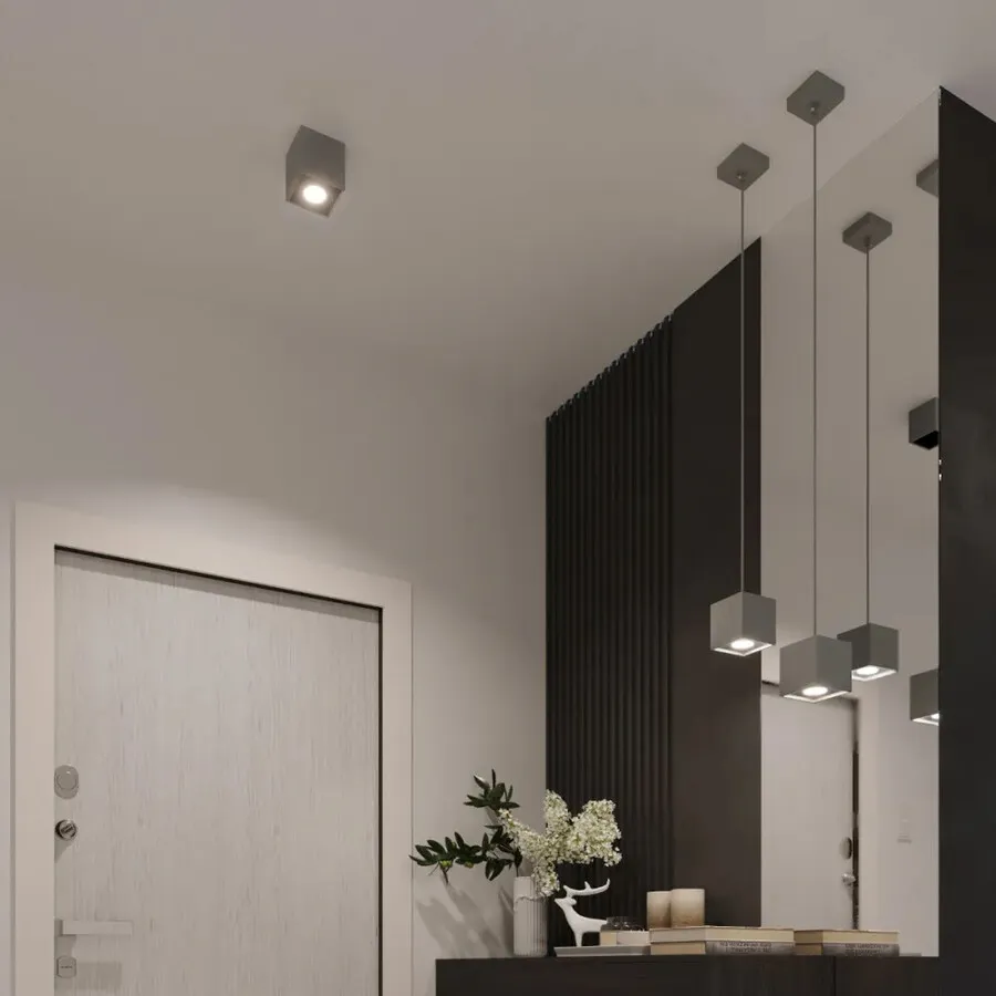 Lampa wisząca QUAD - szary